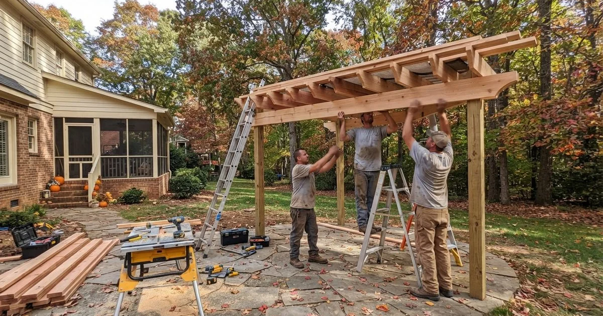 Planning a pergola or outdoor living space: the best time of year to build in Greater Charlotte