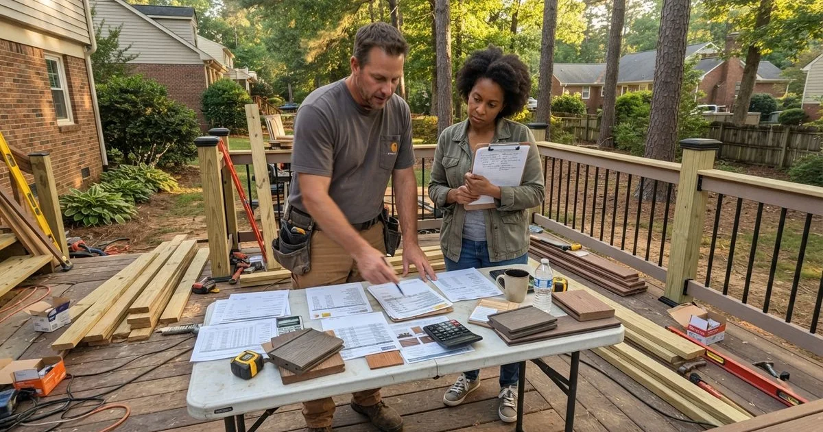 What a custom deck costs in Greater Charlotte and what changes the price