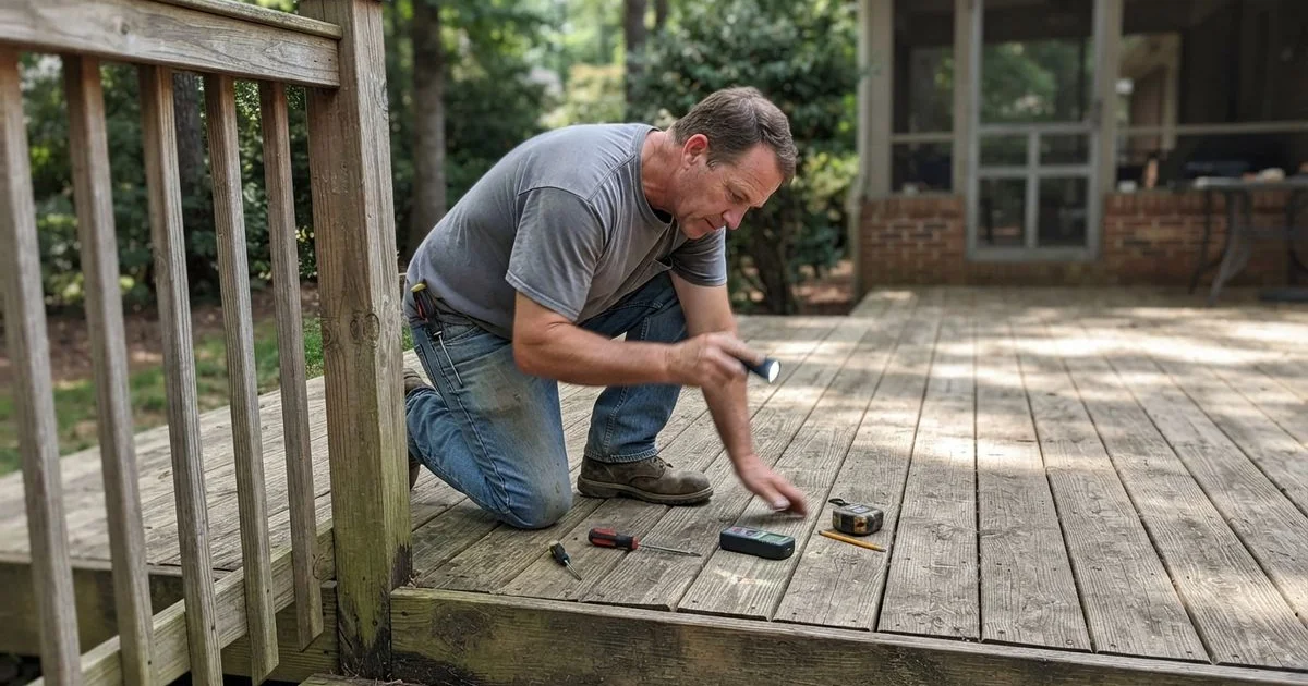 Deck rot and mold: warning signs your deck needs repair, not just a new coat of stain