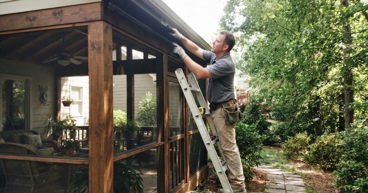 Moisture and mold risk in screened porches: how builders prevent it in Charlotte's humidity